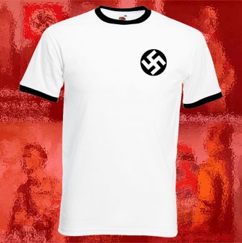 Ringer T-shirt – Swastika