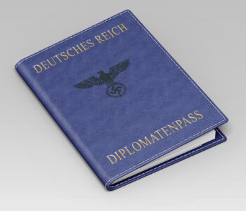 Third Reich Diplomatic Passport Cover