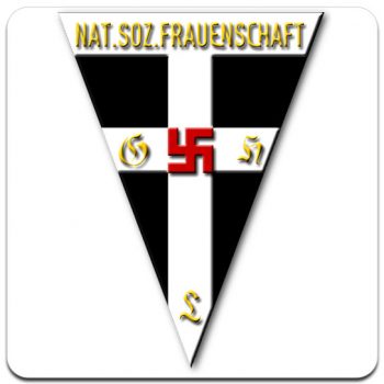 N.S. Frauenschaft Badge (1st Pattern) Coaster