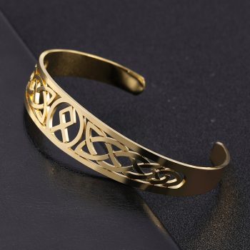 Odal Rune Bracelet – Gold