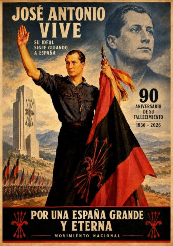 José Antonio Primo de Rivera  memorial  poster