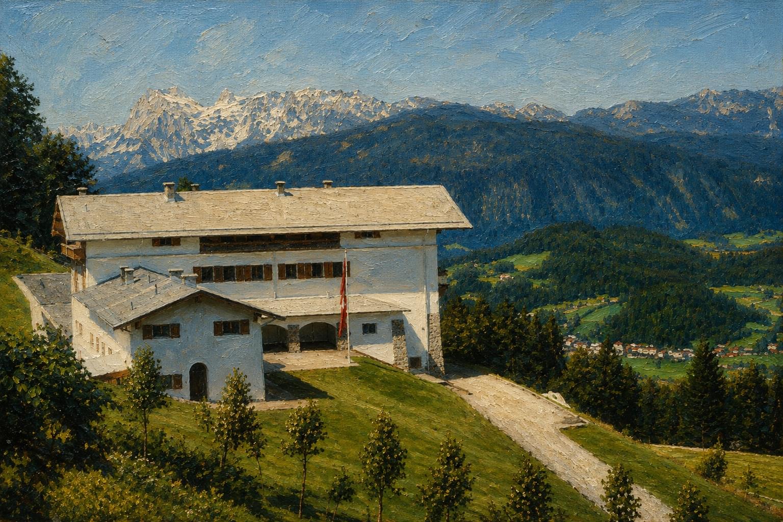 Hitler’s Berghof (A3 size ) — Limited Edition Archival Art Print (100 Copies)
